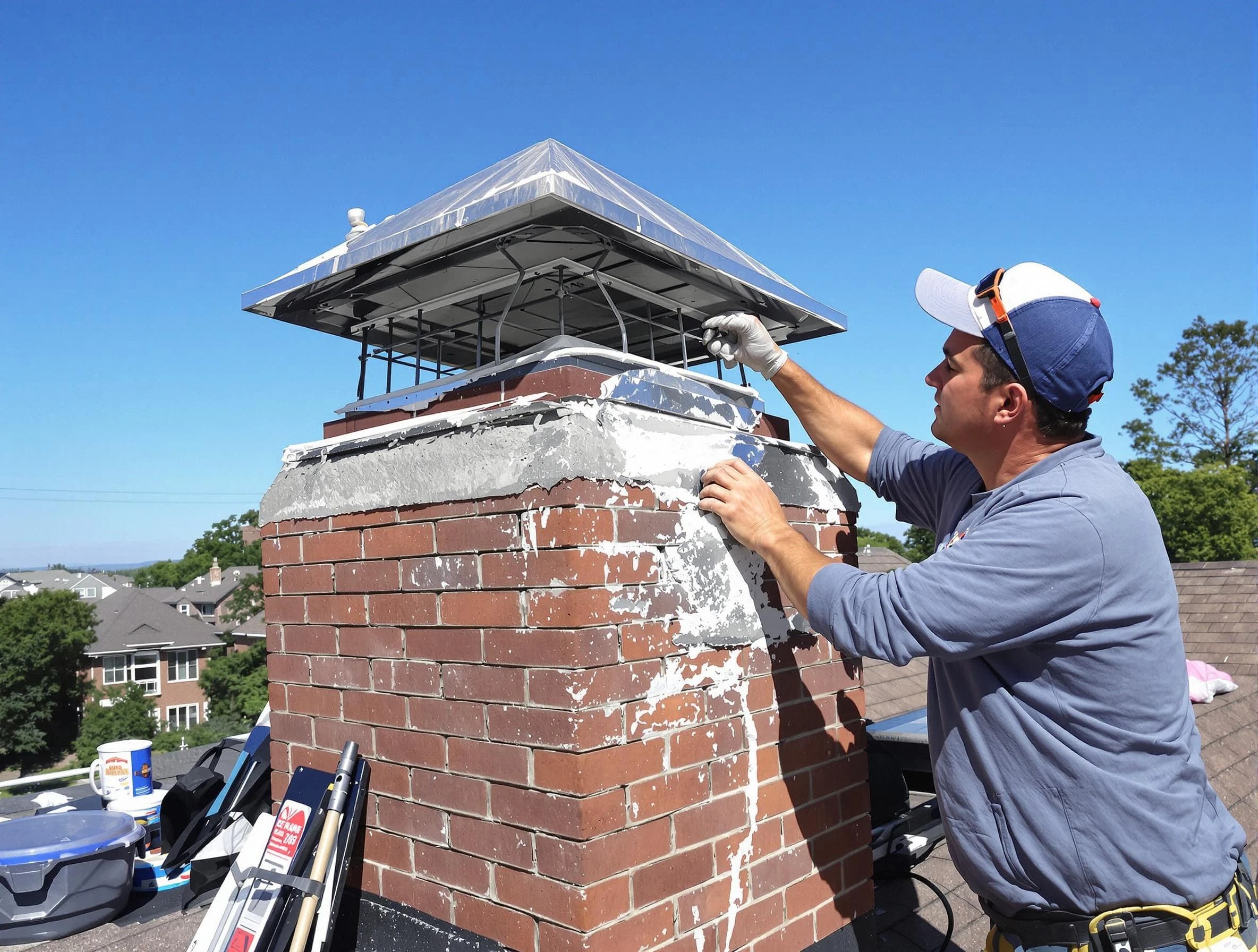 Chimney Crown Services service in Clinton, UT